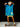 Color Block Tunic Top in Blue and Green