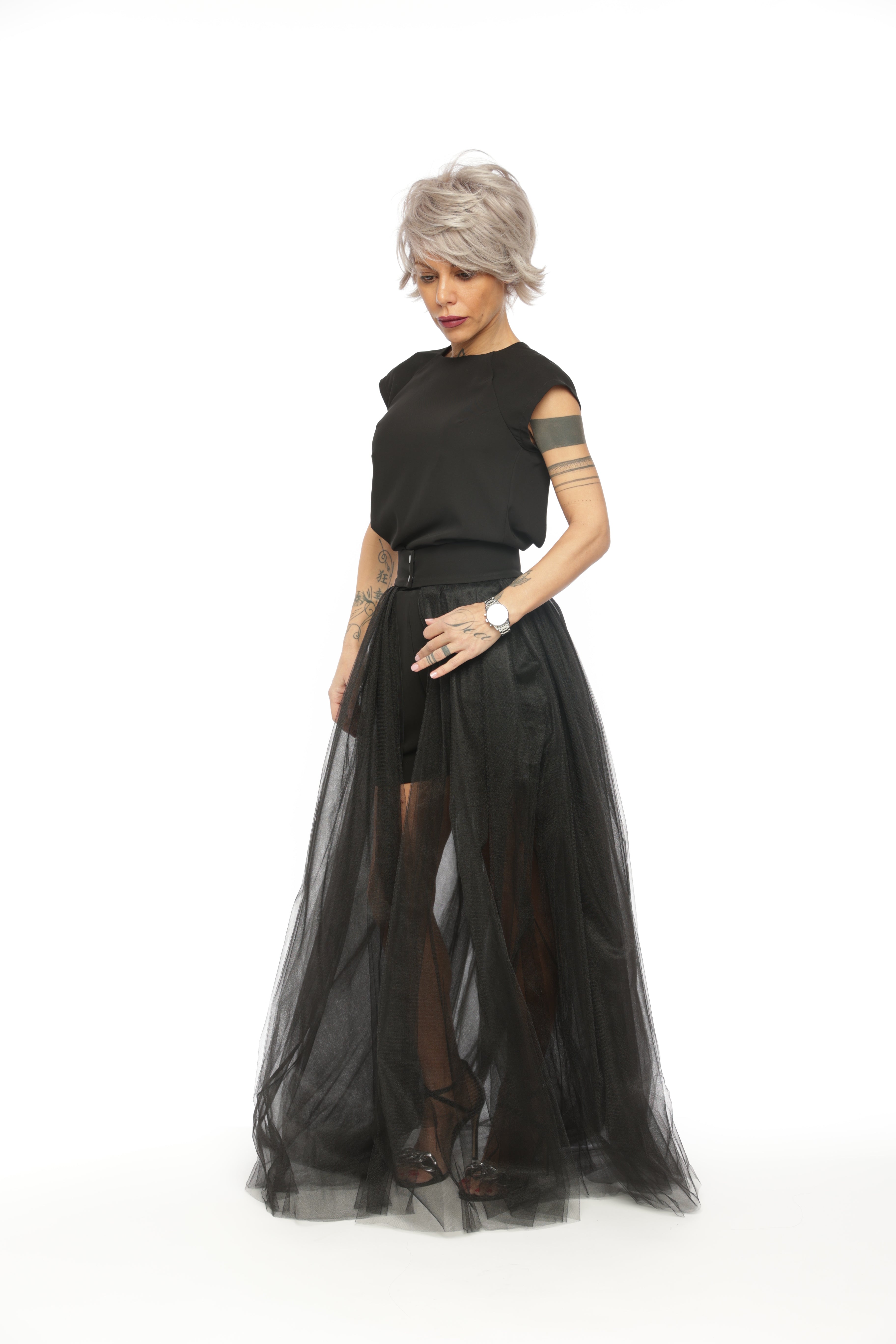 long black dress shorts Women's Black Shorts