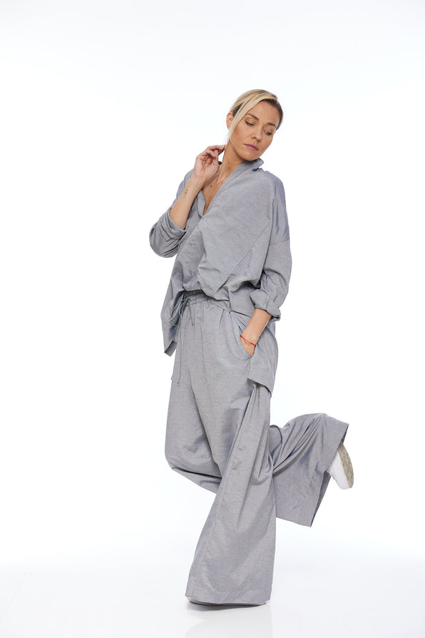 Relaxed Grey Loungewear Co-Ord Set