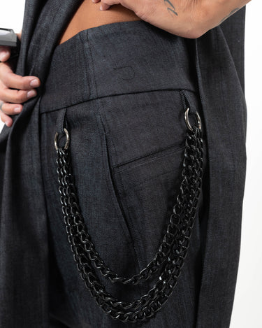 Denim Loose Casual Drop Crotch Harem Pants - Clothes By Locker Room