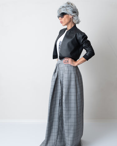 Leatherette Black Women Bomber Jacket - Clothes By Locker Room