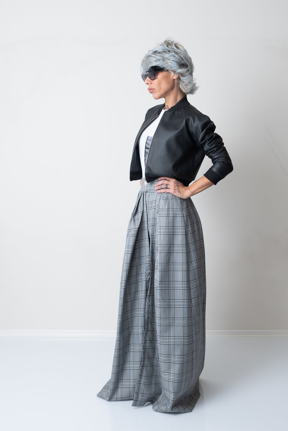 Leatherette Black Women Bomber Jacket - Clothes By Locker Room