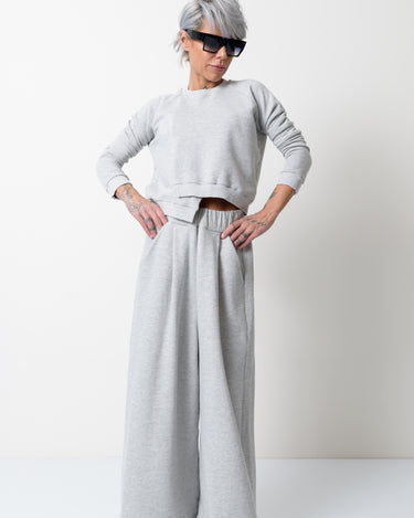 Grey Two Piece Tracksuit Set For Women - Clothes By Locker Room