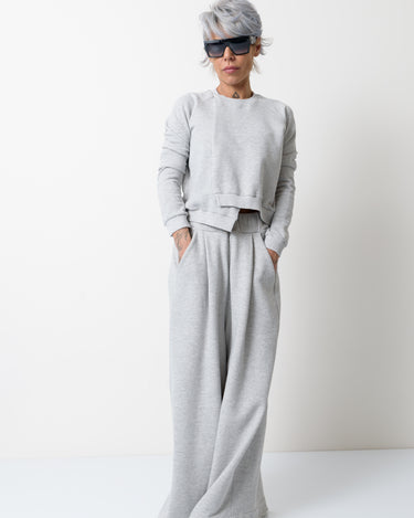 Grey Two Piece Tracksuit Set For Women - Clothes By Locker Room