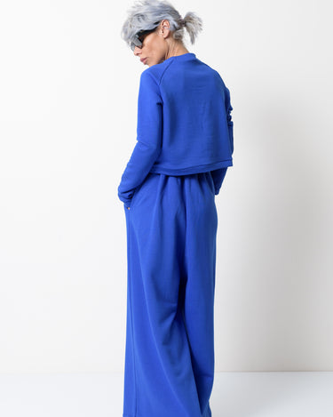 Royal Blue Two Piece Tracksuit Set For Women - Clothes By Locker Room