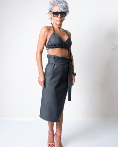 Denim Extravagant Three Piece Set - Clothes By Locker Room