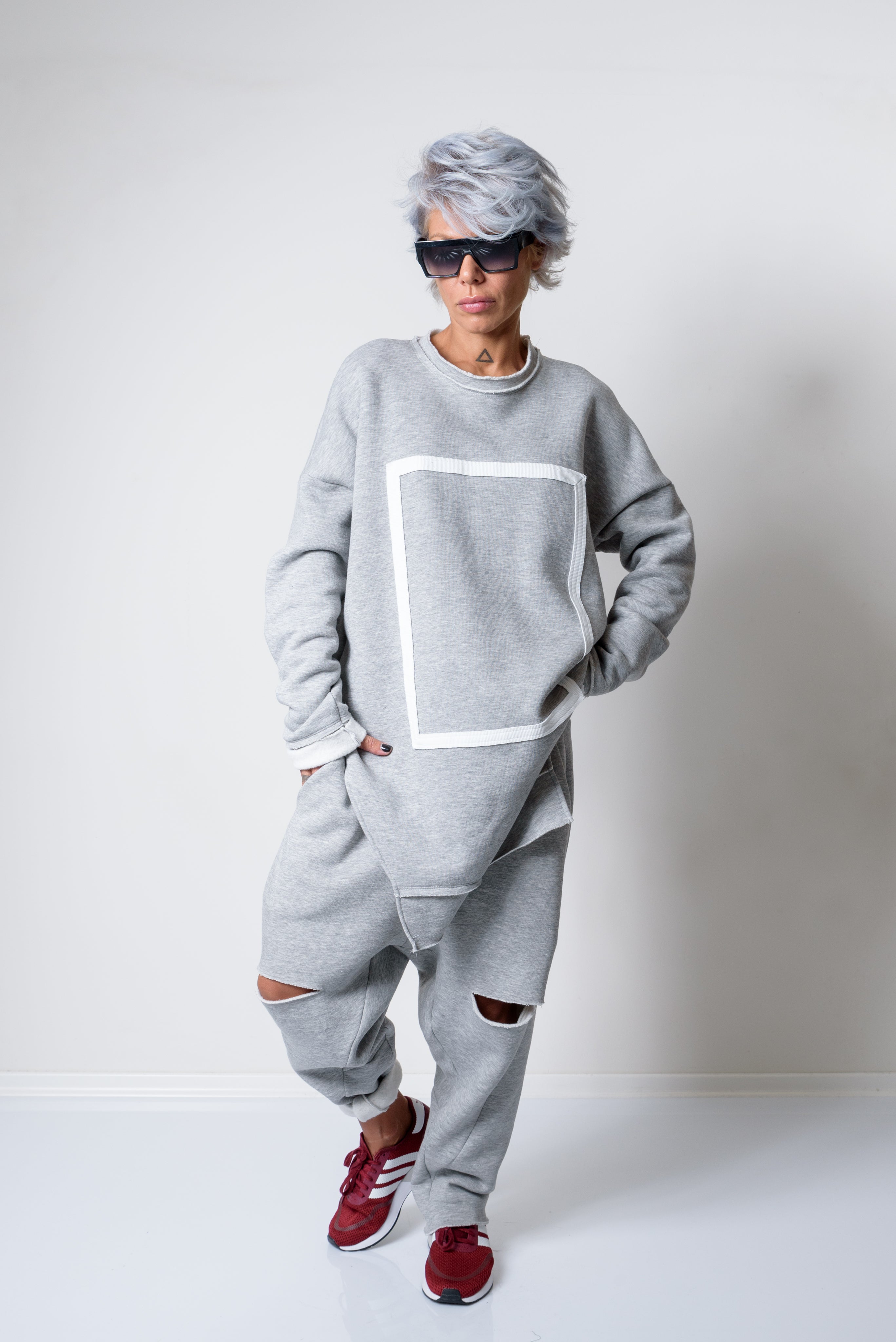 Two Piece Tracksuit Set For Women - Clothes By Locker Room