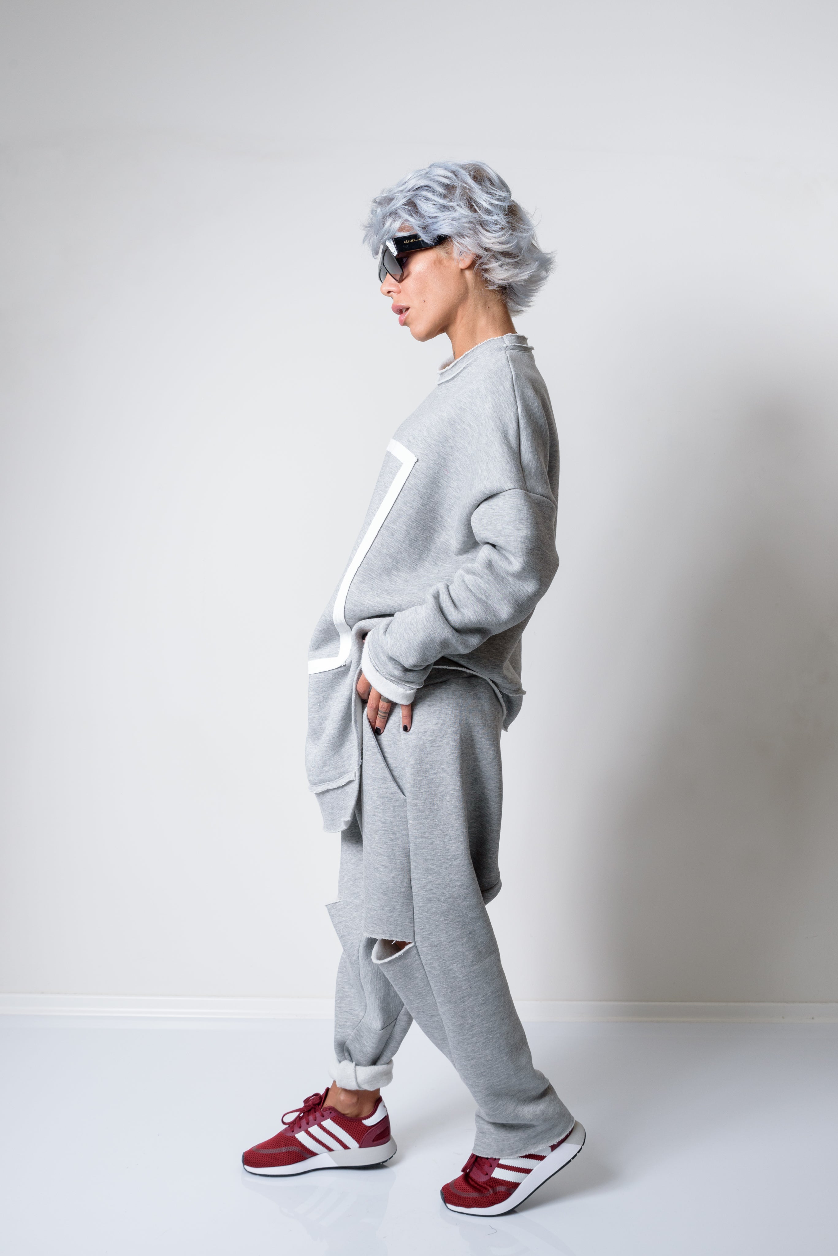 Two Piece Tracksuit Set For Women - Clothes By Locker Room