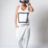 White Two Piece Tracksuit For Women - Clothes By Locker Room