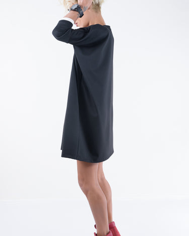 Black Maxi Loose Tunic Dress - Clothes By Locker Room