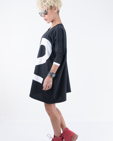 Black Maxi Loose Tunic Dress - Clothes By Locker Room