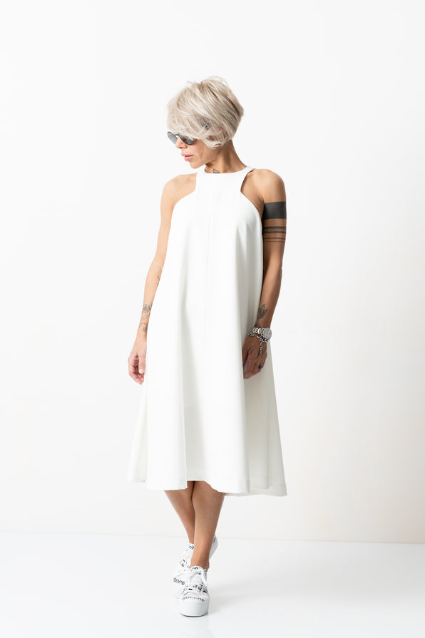 White Summer Maxi Women Loose Dress